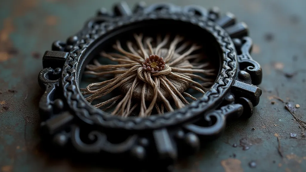 Victorian mourning brooch
