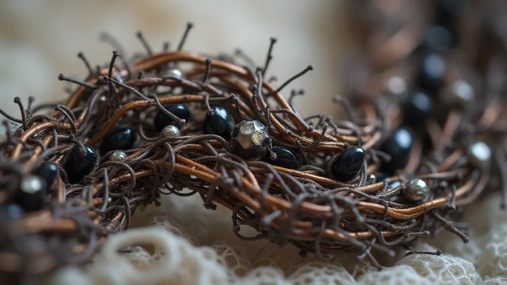 Victorian hair bracelet
