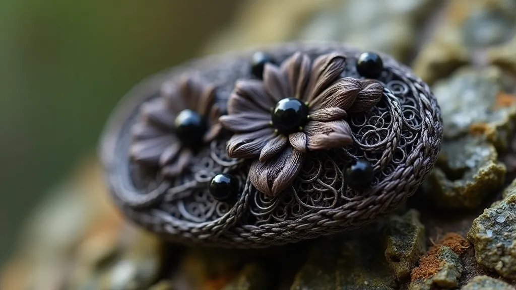 Victorian Mourning Brooch
